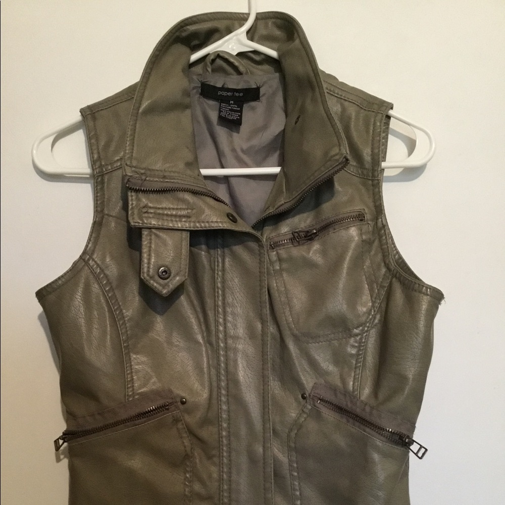 Leather-like Vest